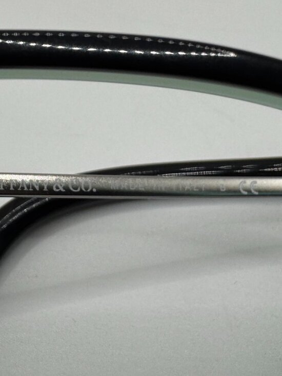 Tiffany & Co TF2207 8055 Eyeglass Frames Black Blue Italy w/ Case main image 11